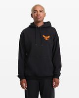 Volcom Hammered Black Pullover Hooded Sweatshirt