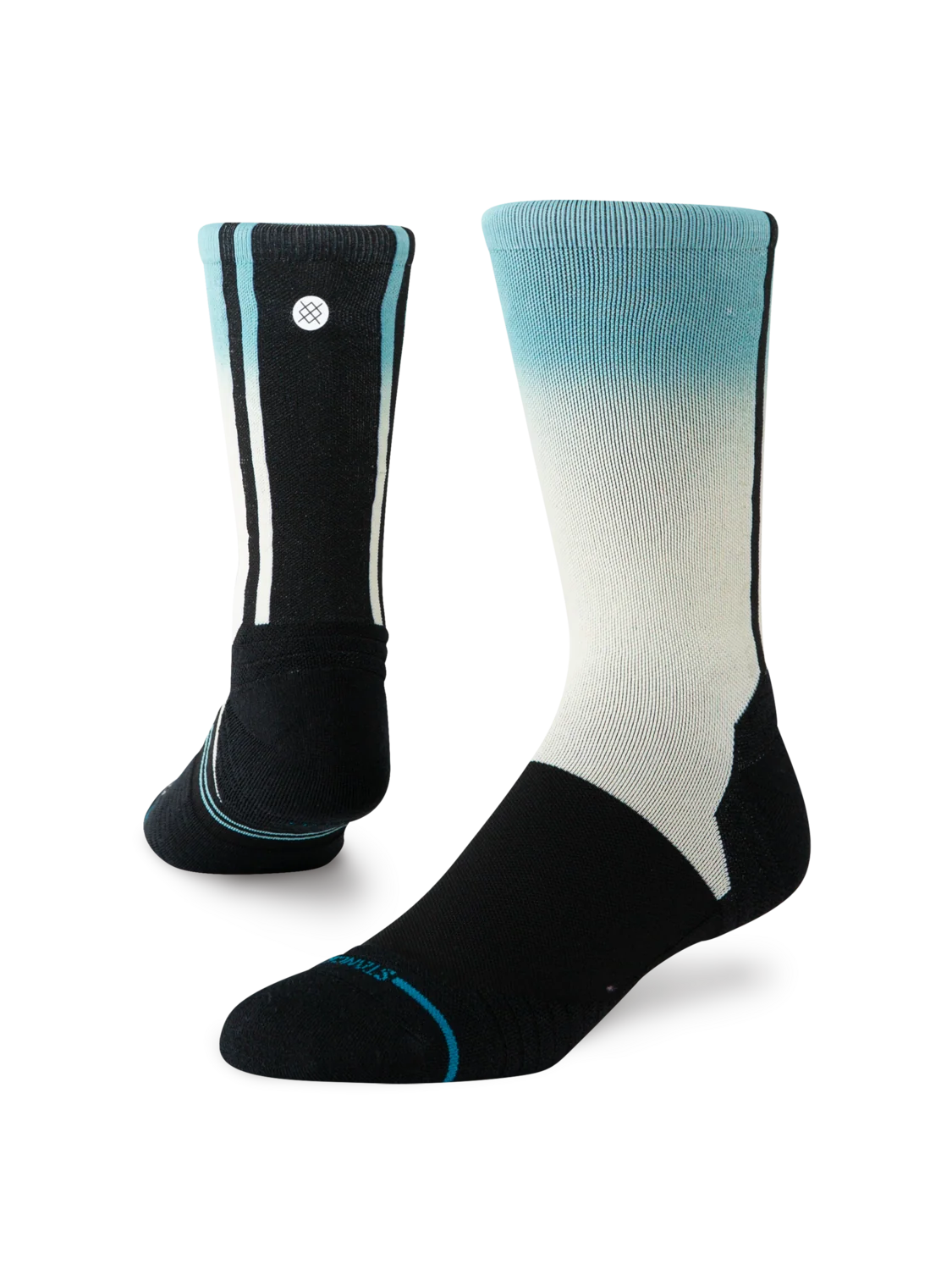 Stance Nocturnal Light Crew Black Socks