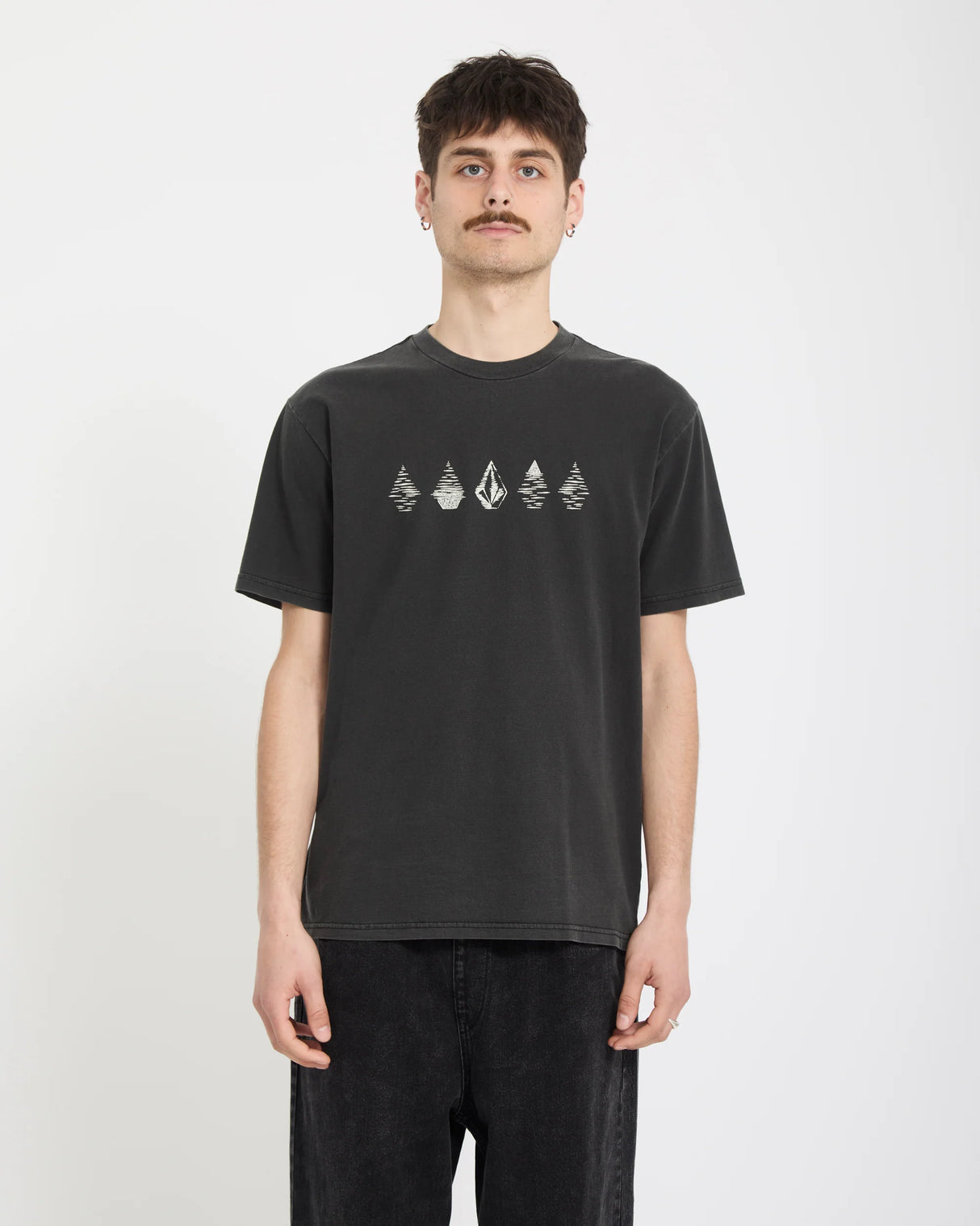 Volcom Lunar Phases Black S/s Shirt