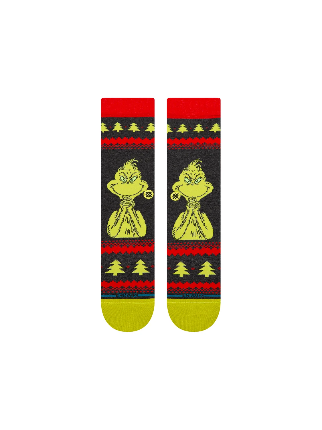 Stance Grinch Sweater Crew Black Socks