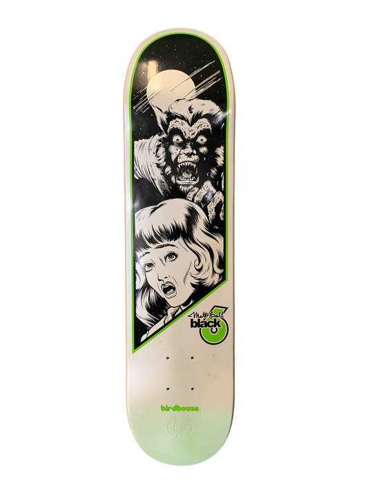 Birdhouse Matt Ball Werewolf Black 6 7.5" Classic Skateboard Deck