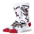 Stance Skeleton White Socks