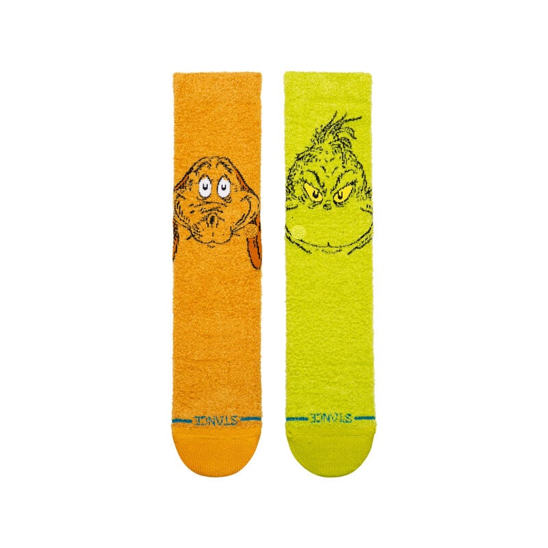 Stance Grinch and Max Green Socks