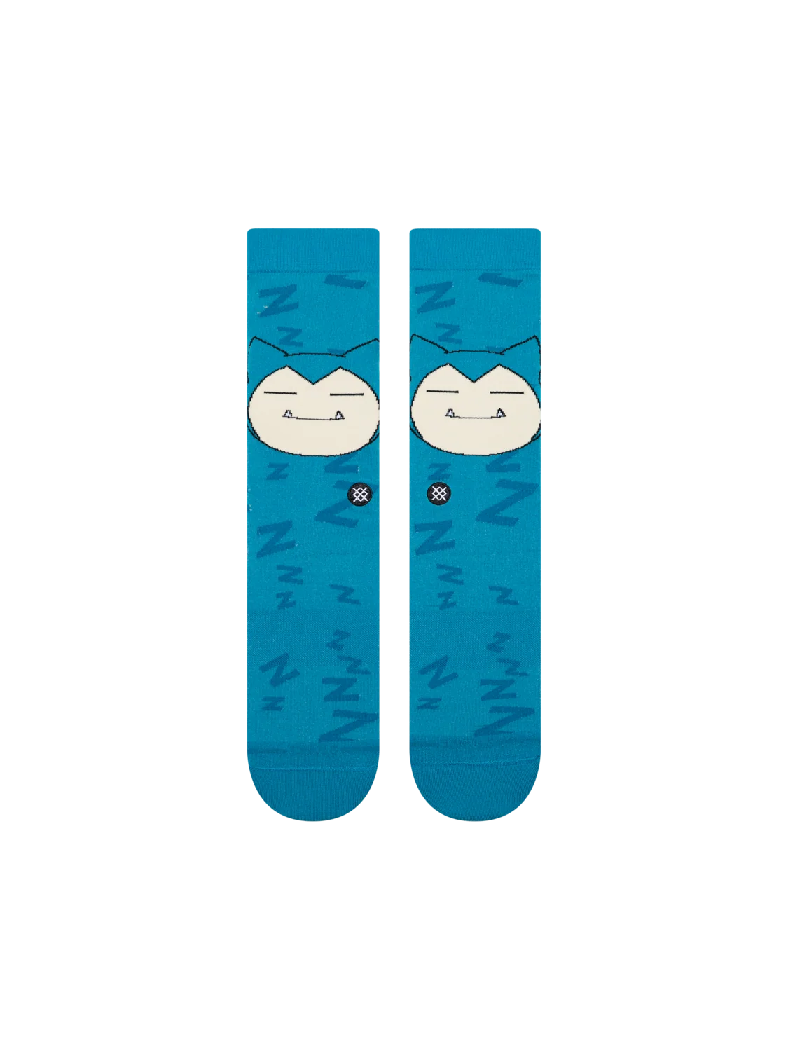 Stance Snorlax Sleepy Crew Teal Socks