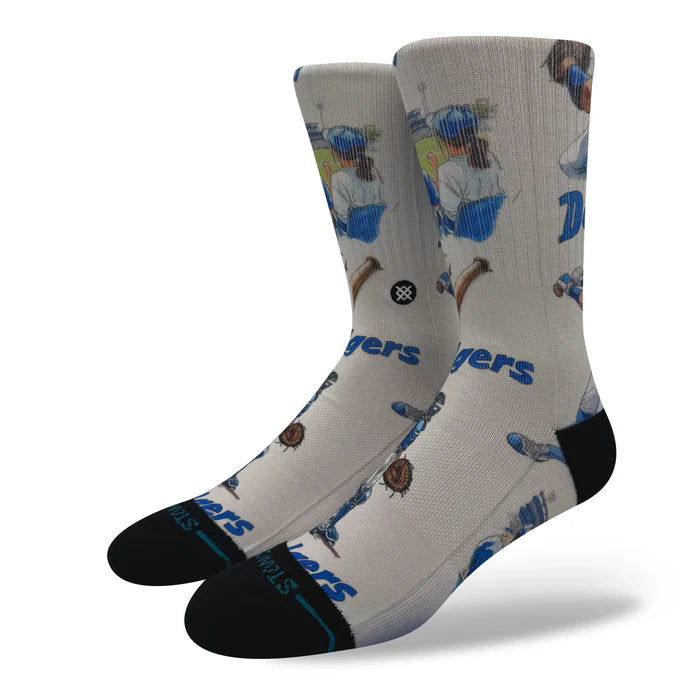 Stance Los Angeles Dodgers Anime LA Multi Poly Crew Socks