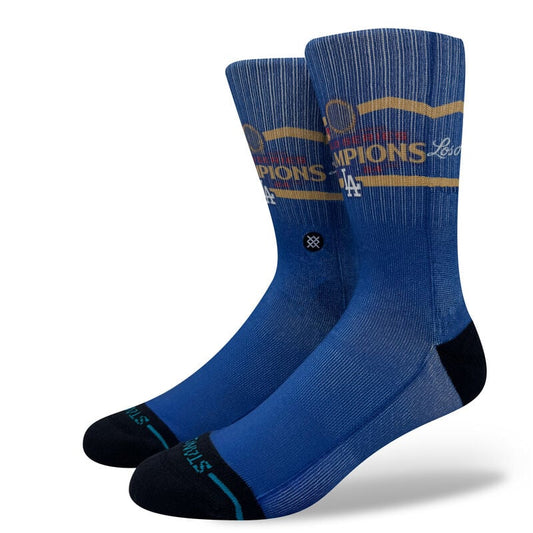 Stance Los Angeles Dodgers World Series 2024 LA Blue Poly Crew Socks
