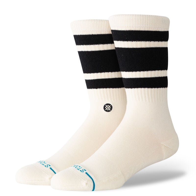 Stance Boyd Cozy Black White Crew Socks