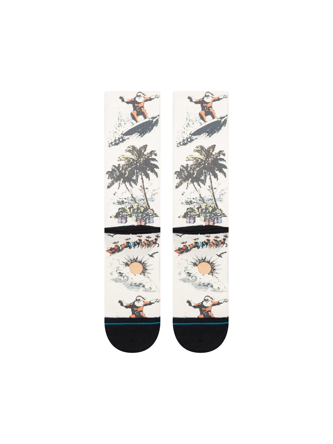 Stance San O Claus Cream Socks