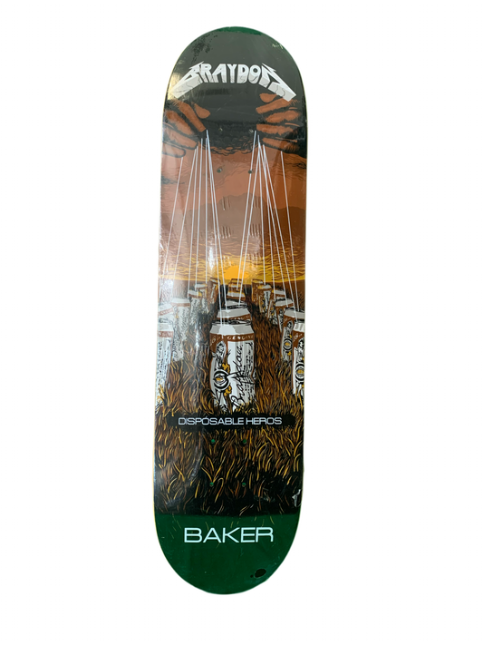 Baker Braydon Szafranski Disposable Heroes 7.8" Classic Skateboard Deck