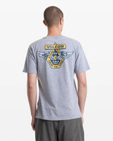 Volcom Free Wheel Heather Grey S/s Shirt