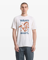 Volcom Giddy Up Off White Heather S/s Shirt