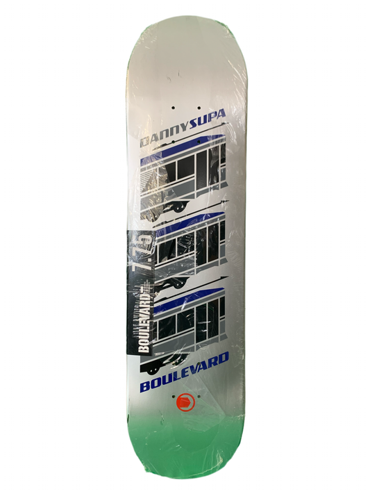 Boulevard Danny Supa Icon Silver 7.75" Classic Skateboard Deck