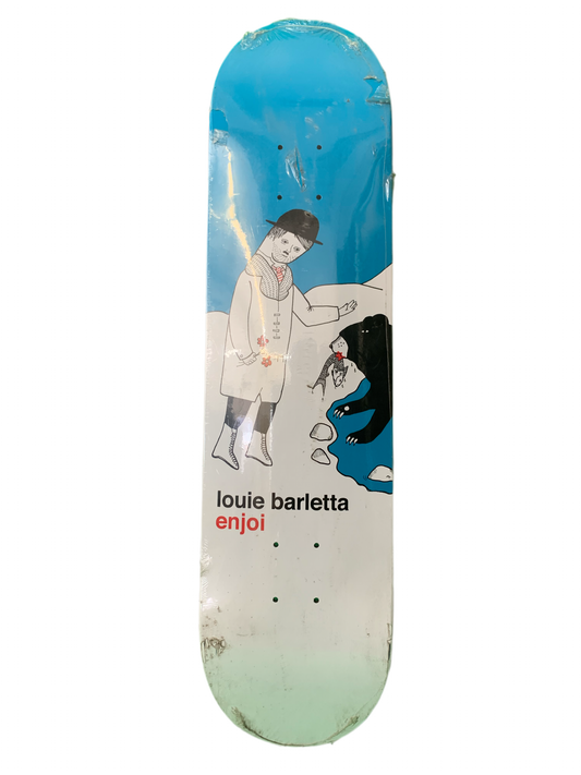 Enjoi Louie Barletta Pond Trade Blue/White 8.1" Classic Skateboard Deck