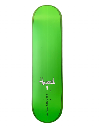 Girl Rick Howard Surfboard Green 7.9" Classic Skateboard Deck
