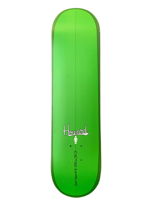 Girl Rick Howard Surfboard Green 7.9" Classic Skateboard Deck