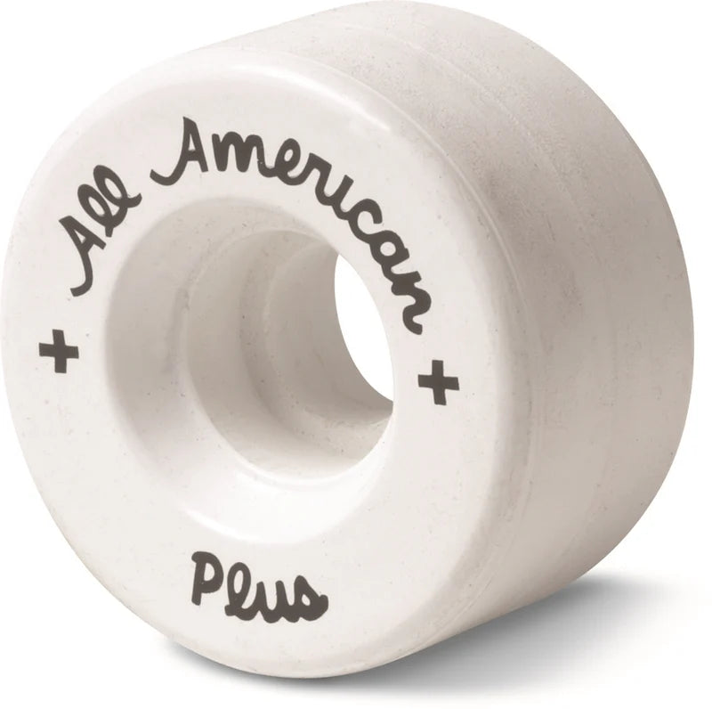 Sure-Grip All American Plus (Set of 8) White Roller Skate Wheels