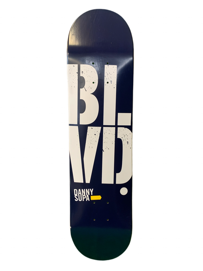 Boulevard Danny Supa Blue 7.6" Classic Skateboard Deck