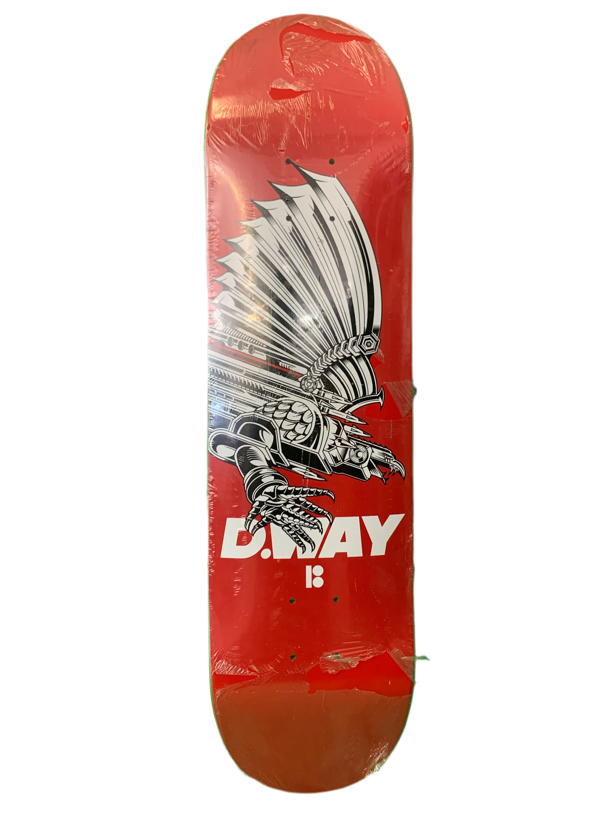 Plan B Danny Way Robotic Eagle Red 8" Classic Skateboard Deck