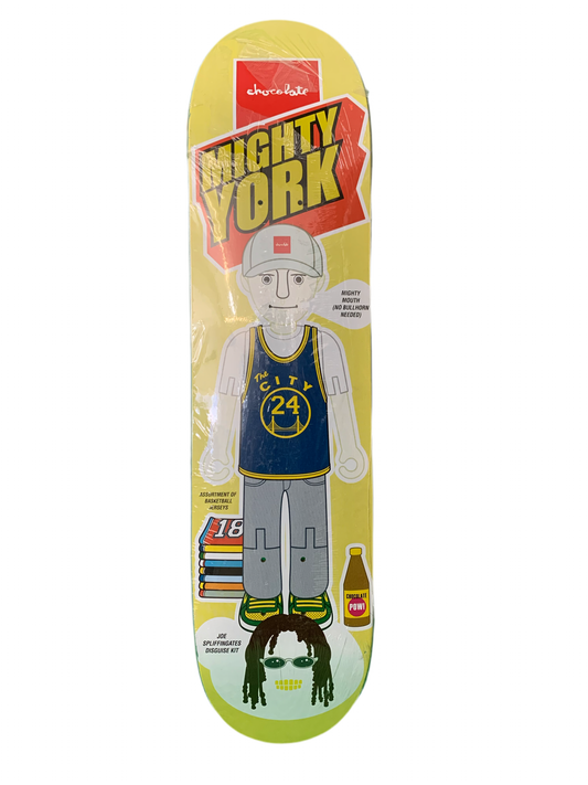 Chocolate Mike York Mighty York Team of the Year 7.6" Classic Skateboard Deck