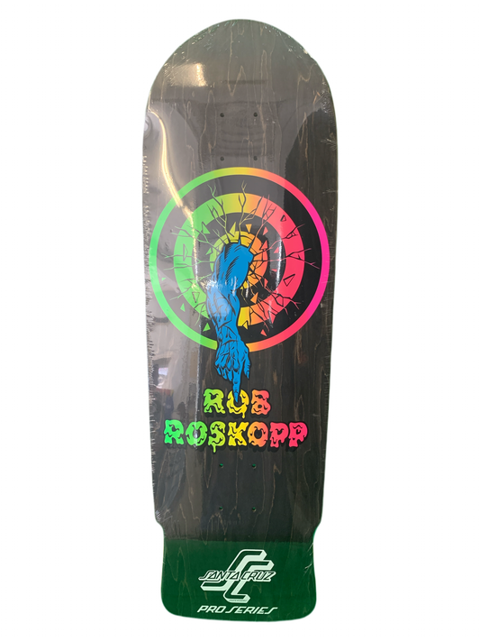 Santa Cruz Rob Roskopp Target 1 Reissue 10" Classic Skateboard Deck