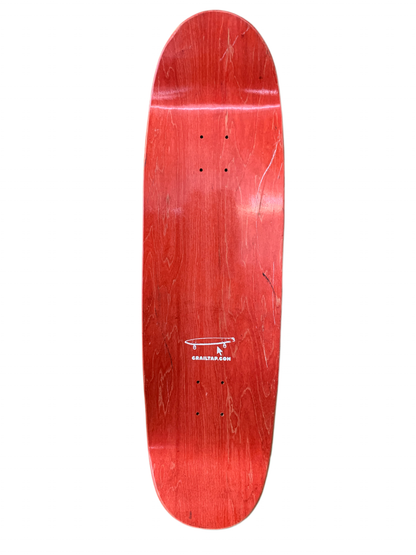 Crailtap Logo Orange Phawt Shaped Classic Skateboard Deck