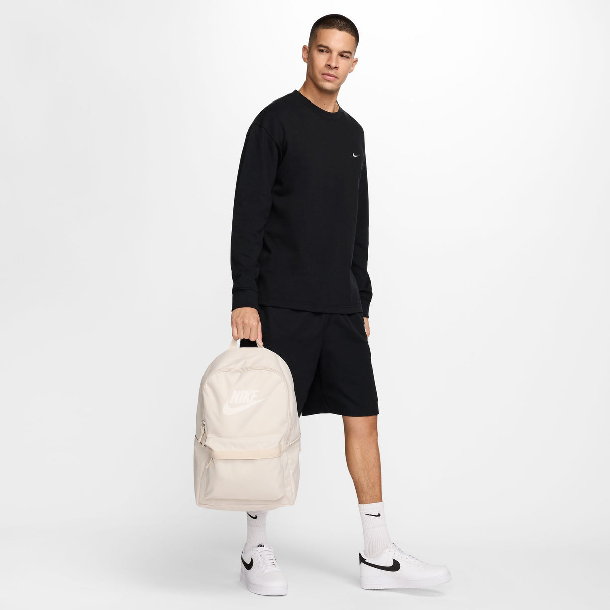 Nike Heritage Light Orewood Brown/Summit White Backpack