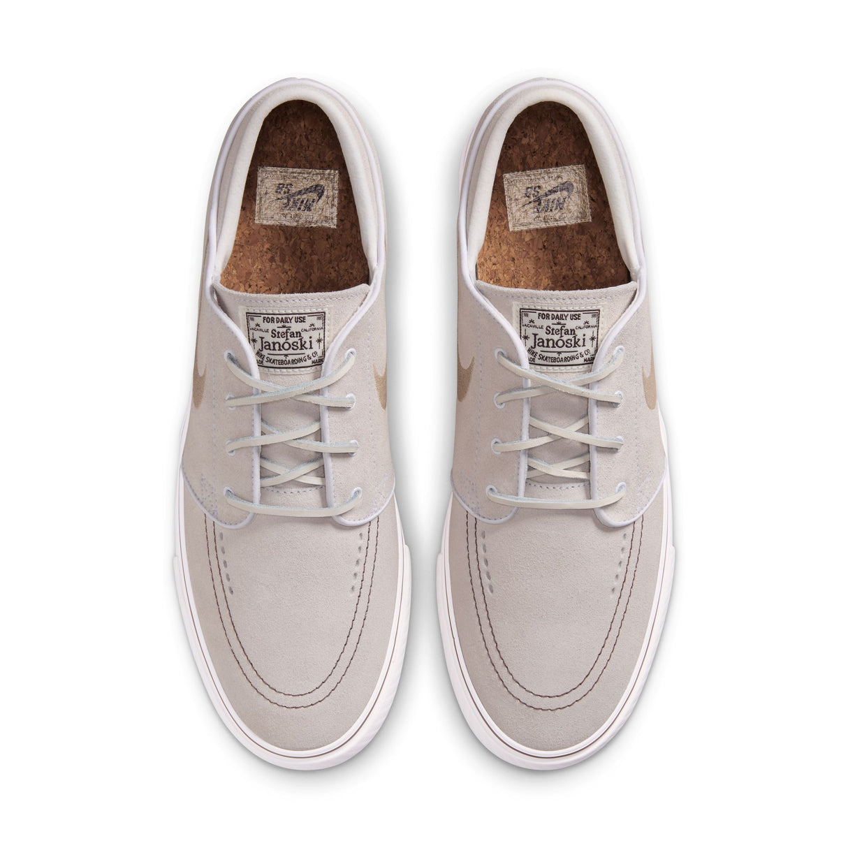 Nike Sb Zoom Janoski Og+ White Linen Sail Lt Chocolate Shoes
