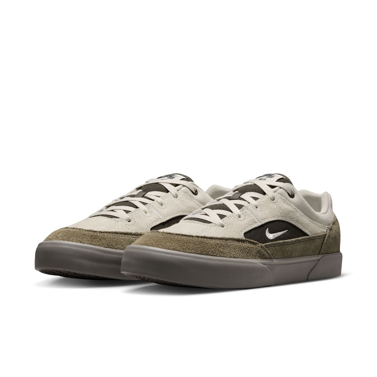 Nike SB Malor Light Bone/Light Bone-Light Army Skate Shoes (FV6064-013)