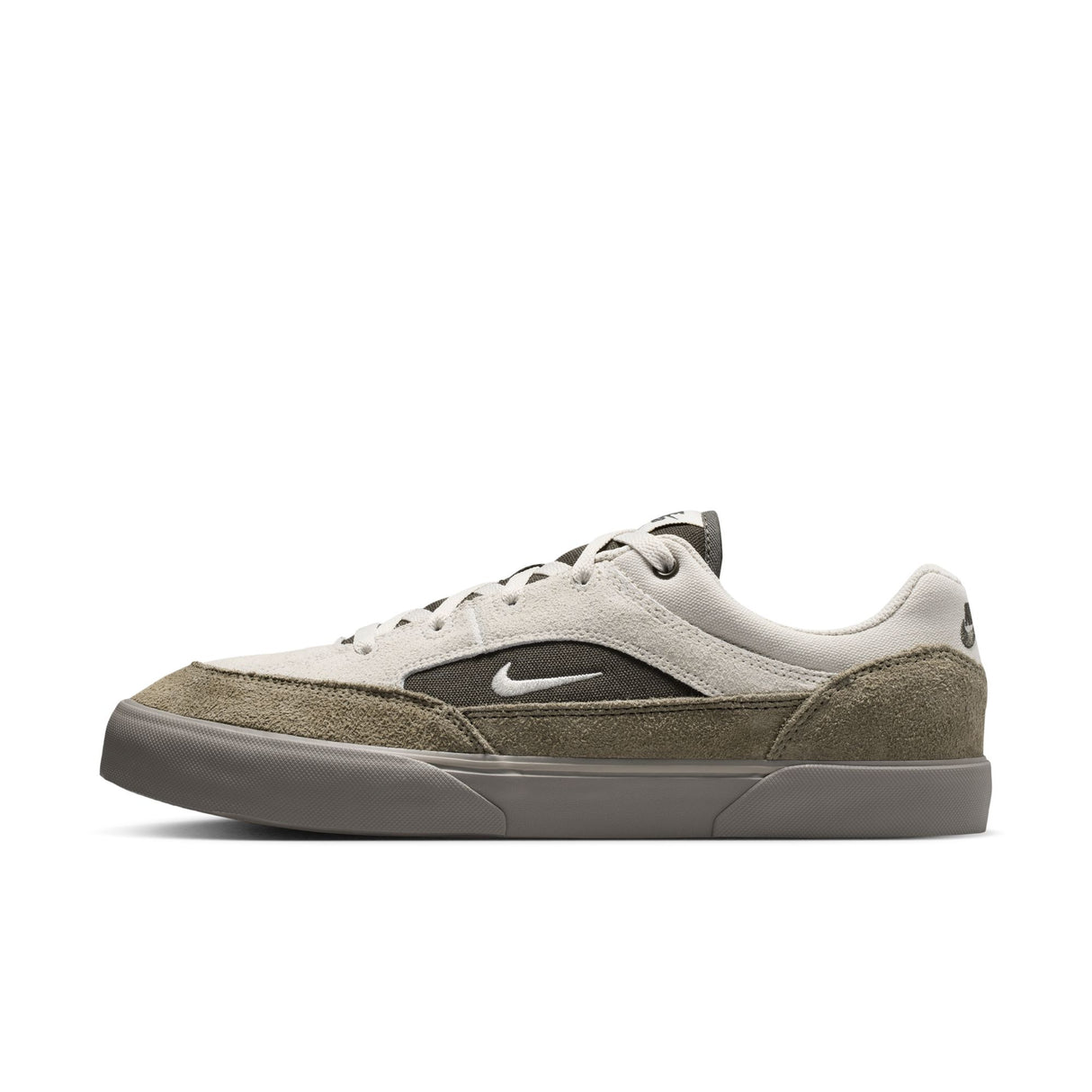 Nike SB Malor Light Bone/Light Bone-Light Army Skate Shoes (FV6064-013)
