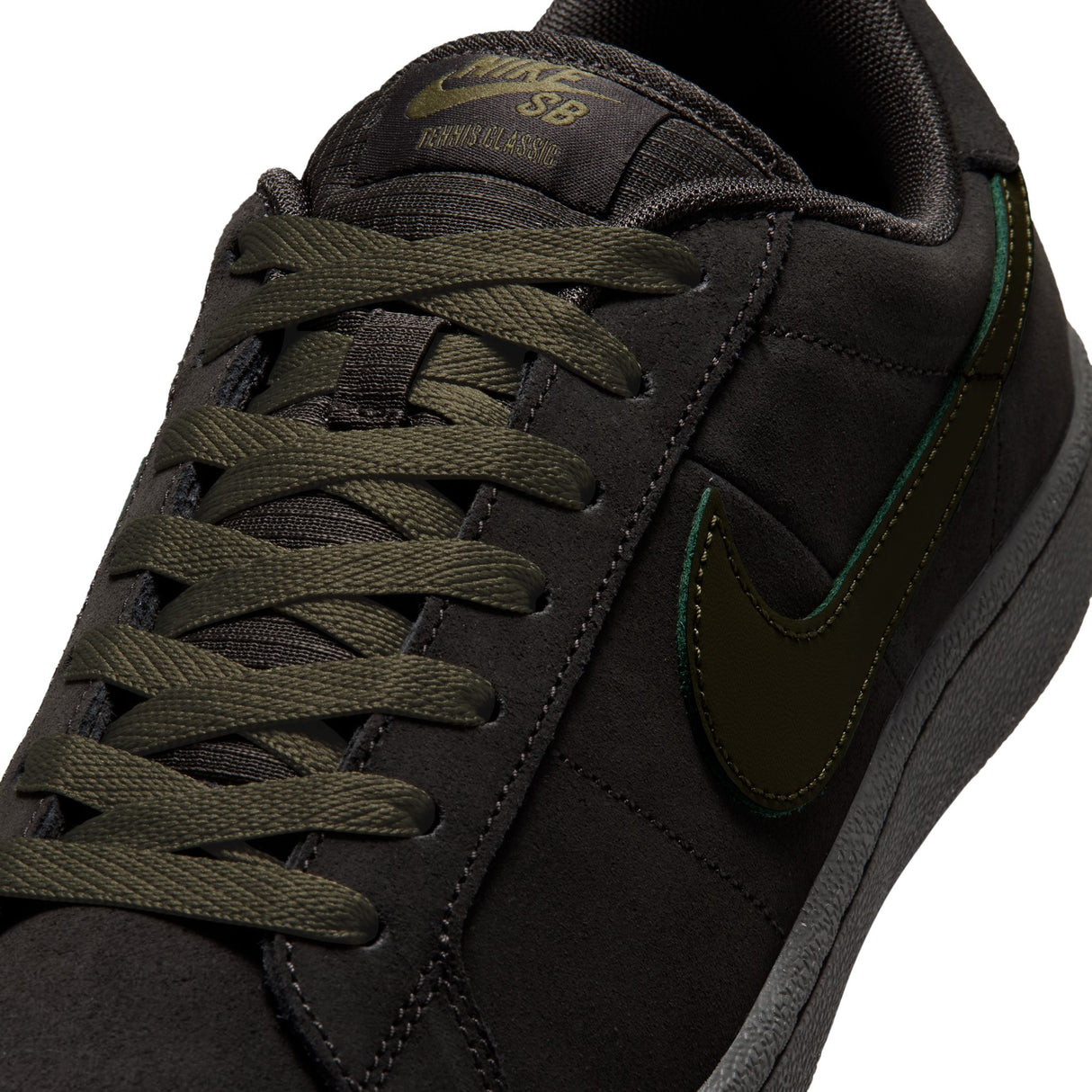 Nike SB Zoom Tennis Classic Deep Pewter/Medium Olive-Deep Pewter Skate Shoes (HF7386-200)