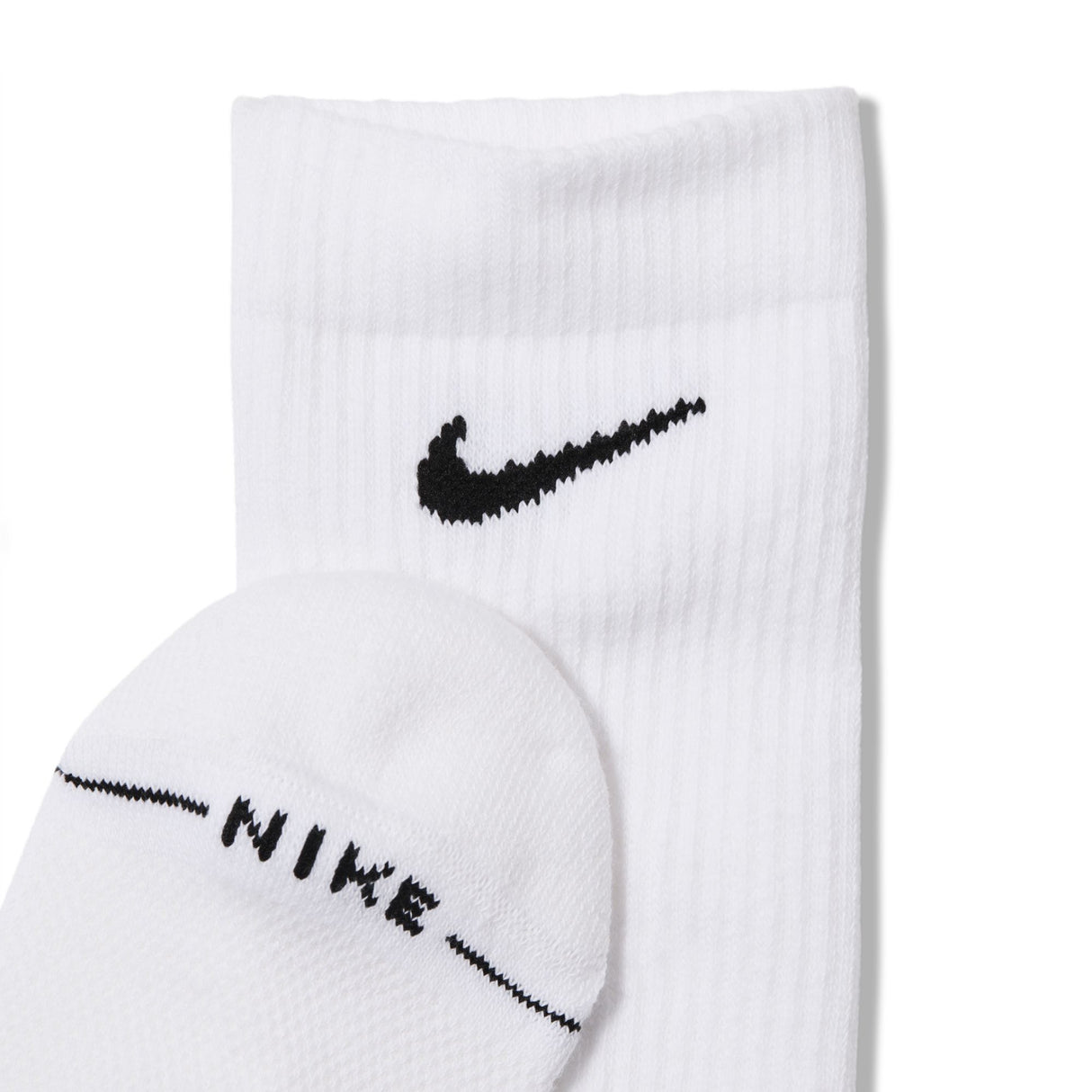 Nike Everyday Elevated 6 Pack White Crew Socks HQ8021-901