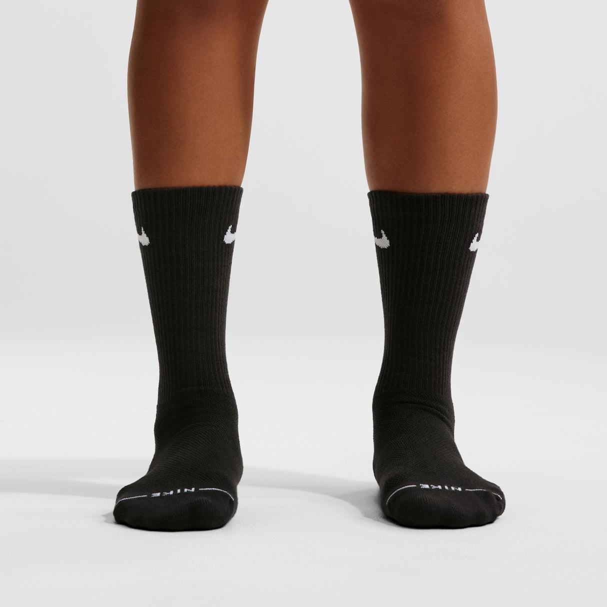 Nike Everyday Elevated Black/White 6-Pack Crew Socks