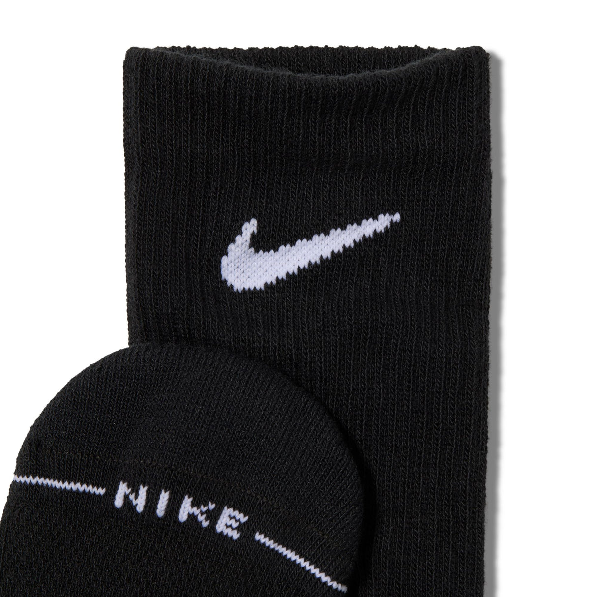 Nike Everyday Elevated Black/White 6-Pack Crew Socks