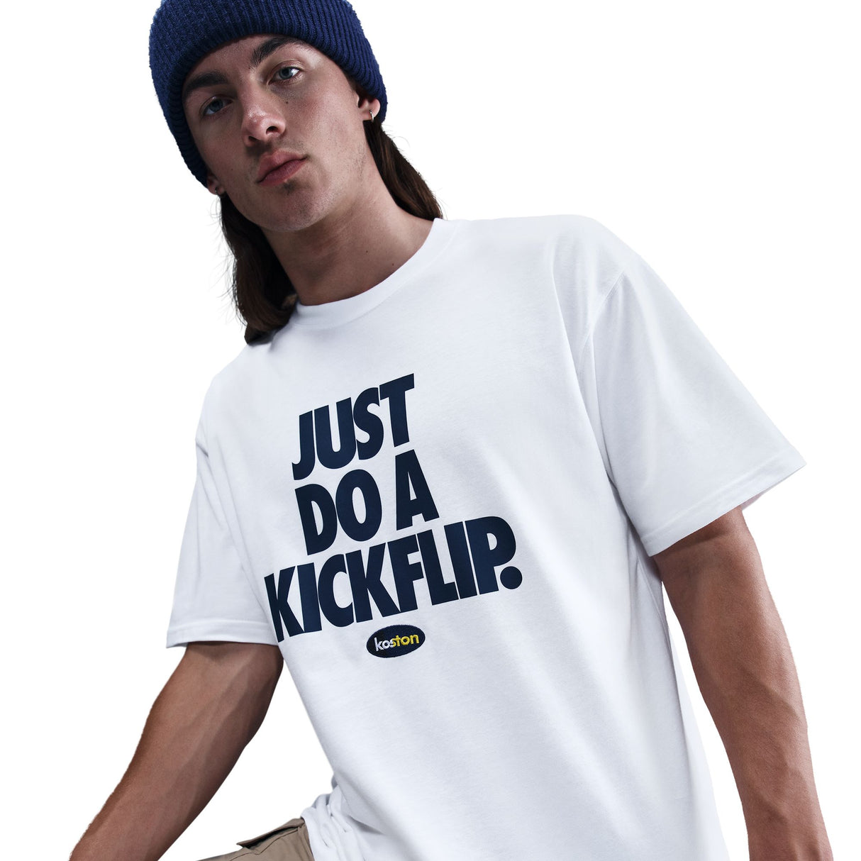 Nike SB x Eric Koston Just Do A Kickflip White S/s Shirt