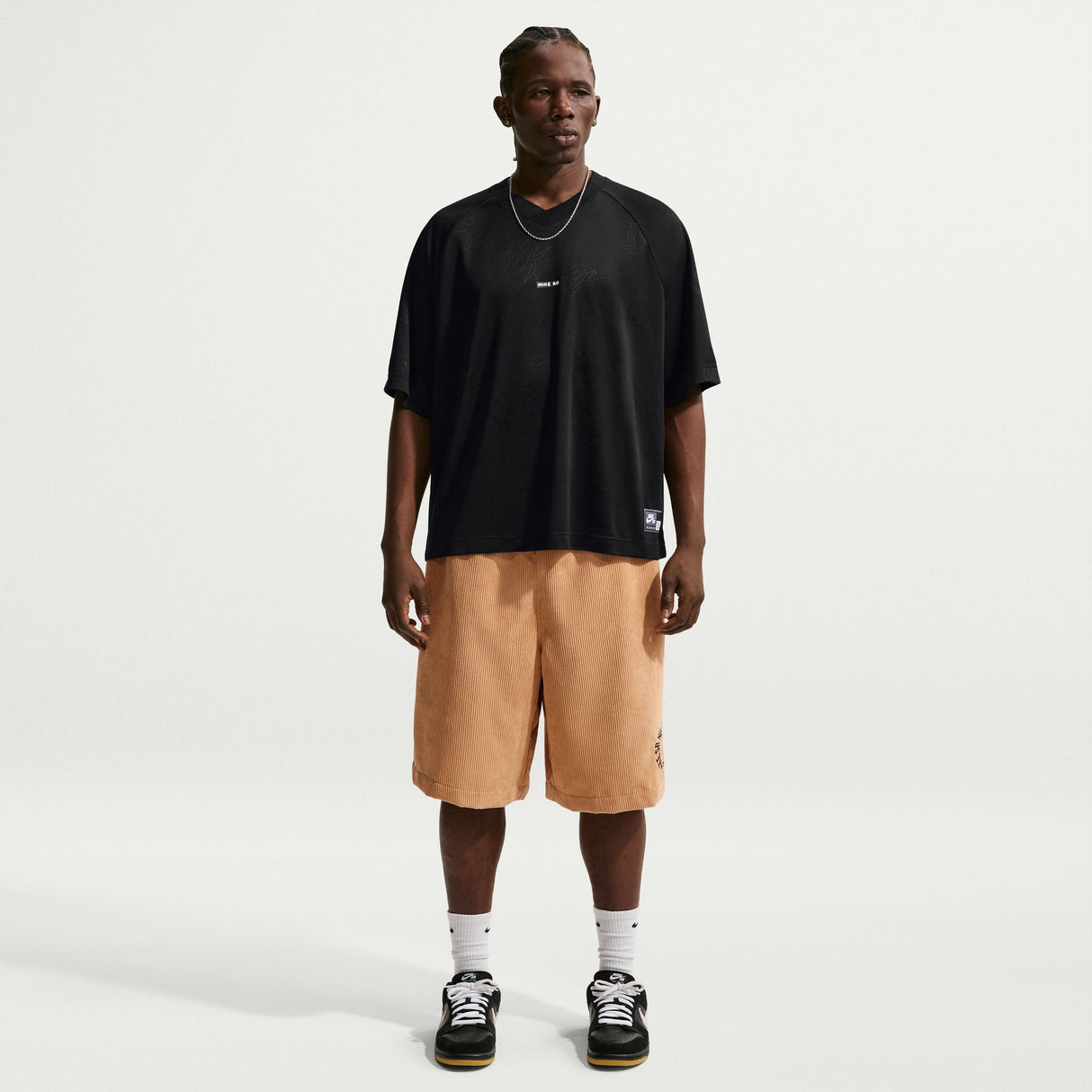Nike SB Desk Doodle Black Jacquard Skate Jersey