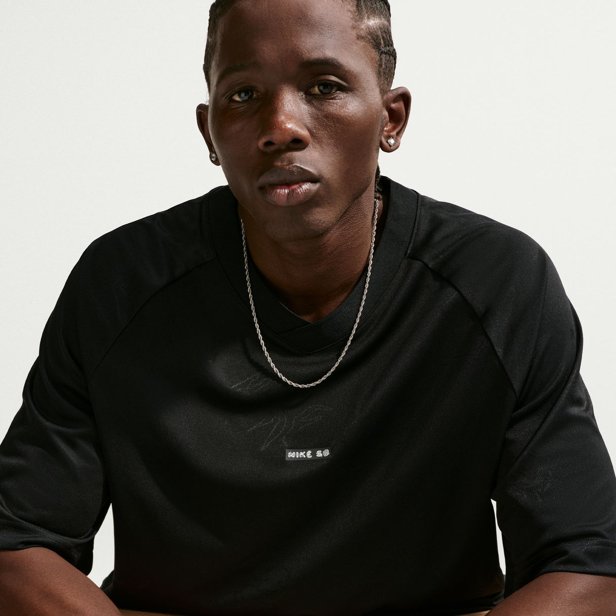 Nike SB Desk Doodle Black Jacquard Skate Jersey