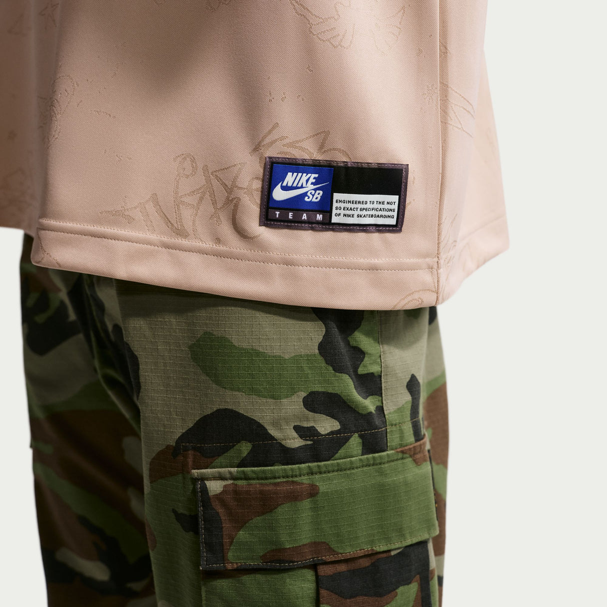 Nike SB Desk Doodle Linen Jacquard Skate Jersey