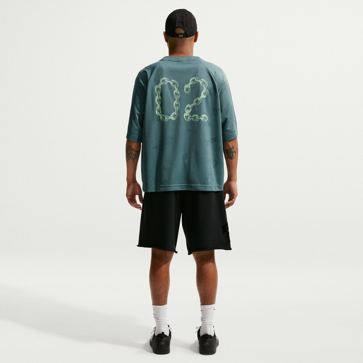 Nike SB Desk Doodle Mineral Slate Jacquard Skate Jersey