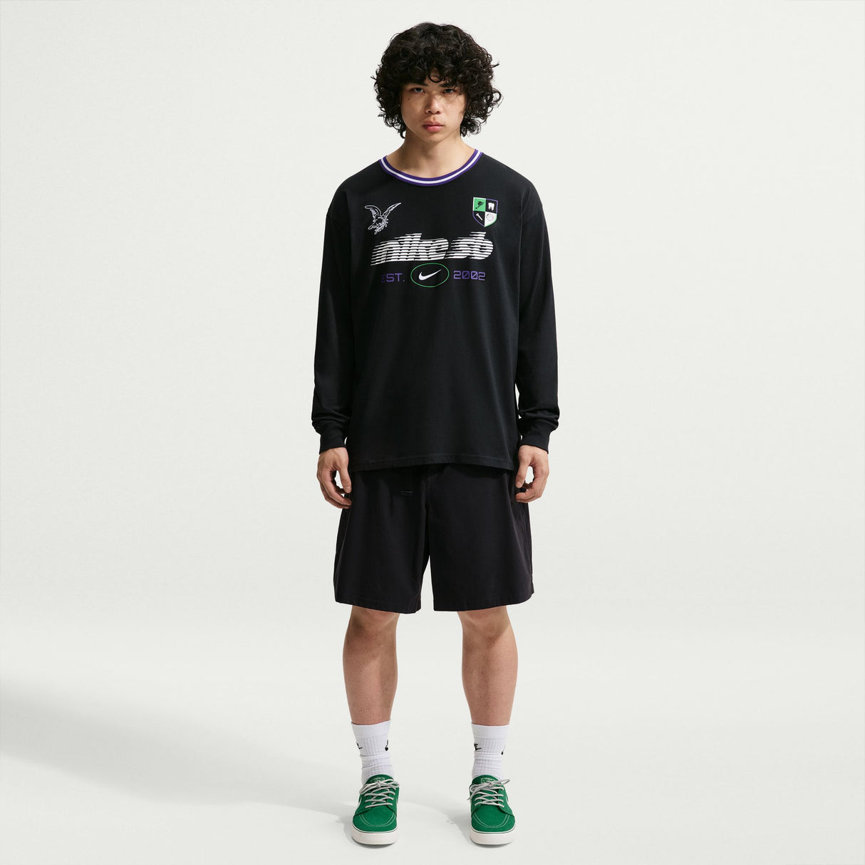 Nike SB Rugby Black L/s Shirt