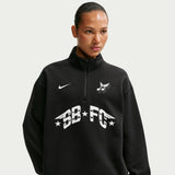 Nike SB Black FC Pack Half Zip Crew Fleece