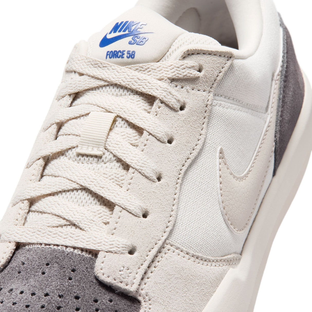 Nike SB Force 58 Phantom/Light Orewood Brown-Pencil Point Skate Shoes (IQ8398-001)