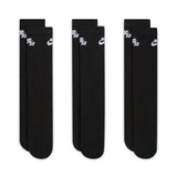 Nike Sb Everyday Elevated 3 Pack Black Crew Socks IR1328-900