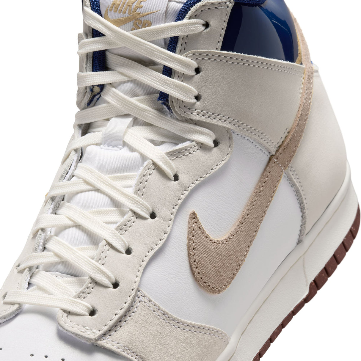 Nike SB Dunk High Pro x Beyond Store White / Ivory - Sand Dune - Blue Void Shoes (Read Description)