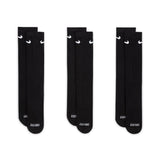 Nike Everyday Plus Cushioned Black/White 3 Pack Crew Socks