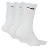 Nike Everyday Plus Cushioned White/Black 3 Pack Crew Socks
