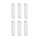 Nike Everyday Plus Cushioned White/Black 6 Pack Crew Socks