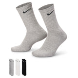 Nike Everyday Plus Cushioned Black/Grey/White Multi 6 Pack Crew Socks