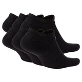 Nike Everyday Plus Cushioned Black/White 6 Pack No Show Socks