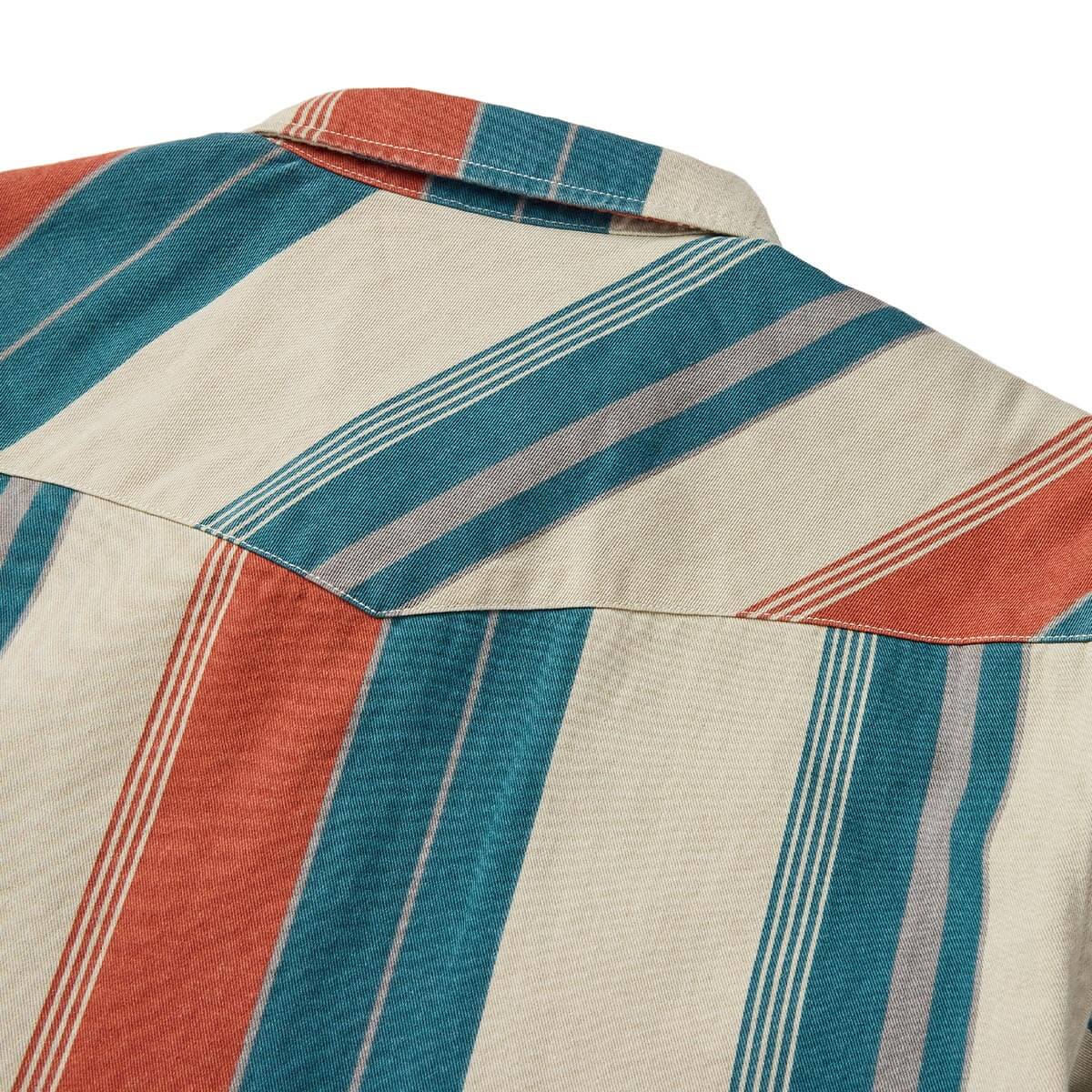 Seager Amarillo El Rojo Stripe S/s Button Up Shirt