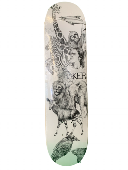 Baker Kevin Spanky Long Animal Kingdom 7.75" Classic Skateboard Deck